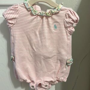 Ralph Lauren baby girl onesie - size 3 months.